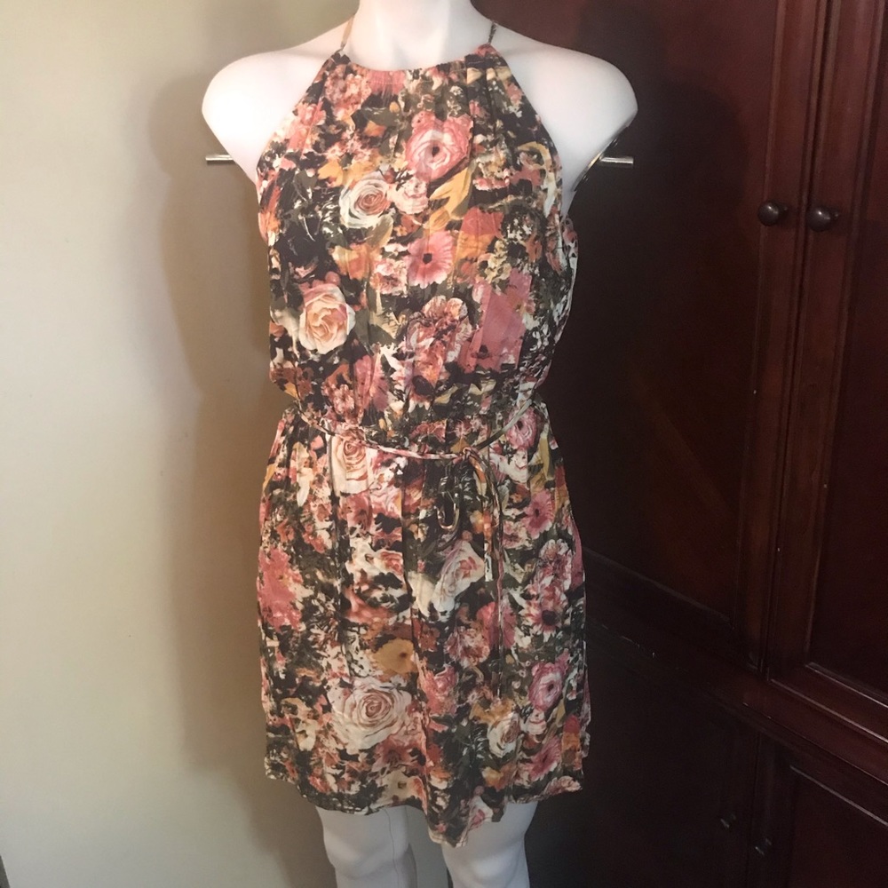 🆕 Estam Floral Print Sleeveless Midi Dress-S/M